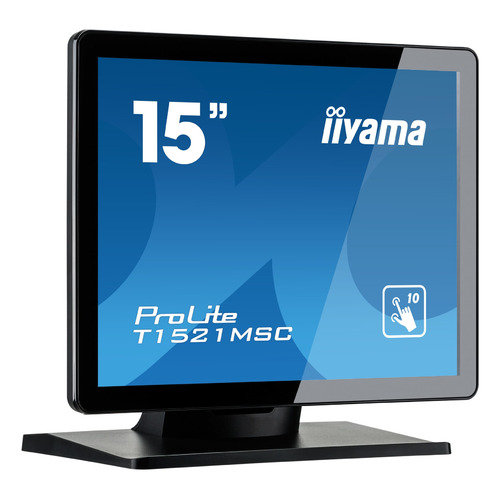 фото Монитор iiyama t1521msc-b1 15", черный