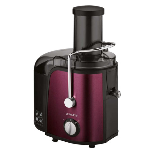 

Соковыжималка SCARLETT SC-JE50S30, центробежная, сливовый и черный