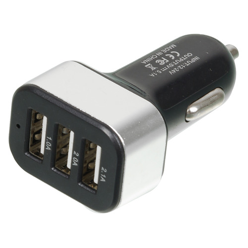 

Автомобильное зарядное устройство WIIIX UCC-3-2, 3xUSB, 2.1A