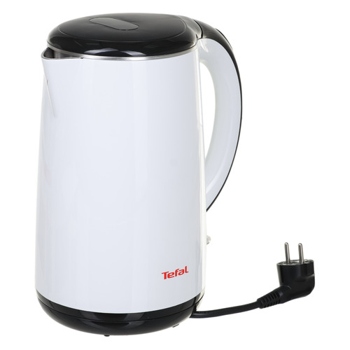 фото Чайник электрический tefal ko260130, 2150вт, белый и черный