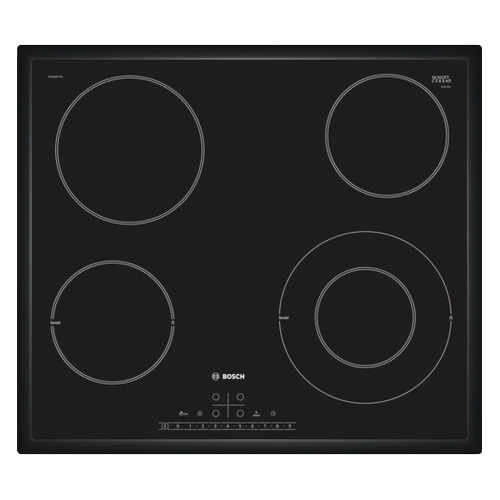 

Варочная панель BOSCH PKF646FP1, Hi-Light, независимая, черный