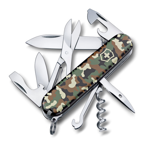 

Складной нож Victorinox Climber, функций: 14, 91мм, камуфляж , коробка картонная [1.3703.94], Climber
