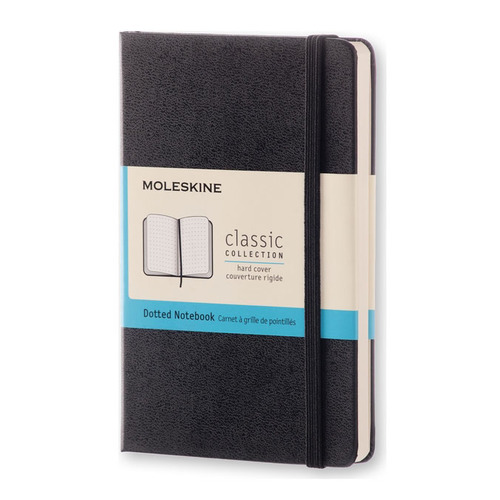

Упаковка блокнотов MOLESKINE CLASSIC, 240стр, пунктир, твердая обложка, черный [qp066] 6 шт./кор.