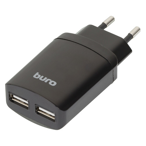 

Сетевое зарядное устройство BURO MC001 Smart, 2xUSB, 3.4A, черный