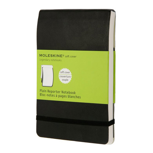 

Упаковка блокнотов MOLESKINE REPORTER SOFT, 192стр, без разлиновки, мягкая обложка, черный [qp813]