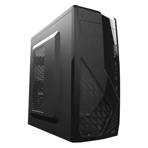 

Корпус ATX Aerocool CS-1102, Midi-Tower, без БП, черный, CS-1102