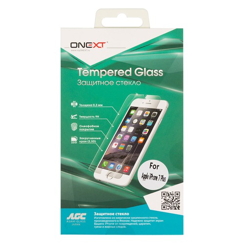 

Защитное стекло для экрана ONEXT для Apple iPhone 7 Plus, 1 шт [41135]