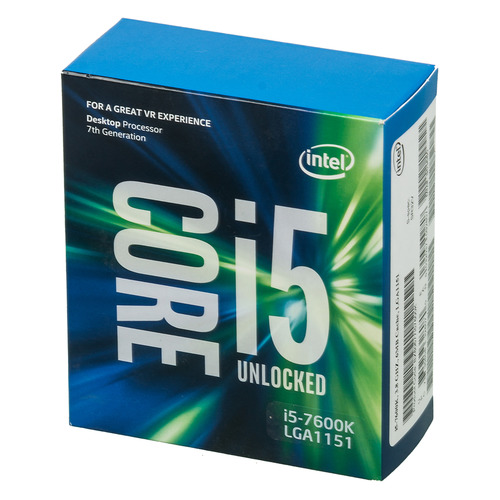 

Процессор INTEL Core i5 7600K, LGA 1151, BOX [bx80677i57600k s r32v]