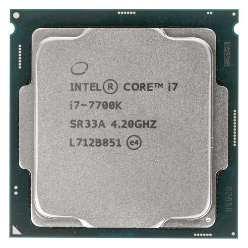 фото Процессор intel core i7 7700k, lga 1151, oem [cm8067702868535s r33a]