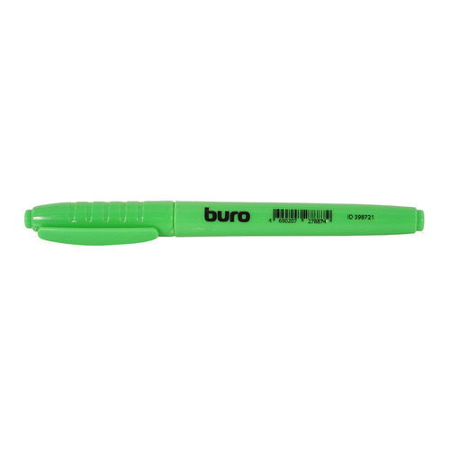 

Текстовыделитель Buro 048000404 скошенный пиш. наконечник зеленый 12 шт./кор.