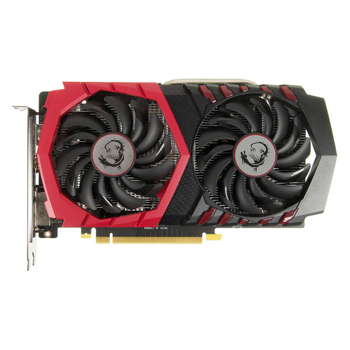 фото Видеокарта msi nvidia geforce gtx 1050ti, gtx 1050 ti gaming x 4g, 4гб, gddr5, oc, ret