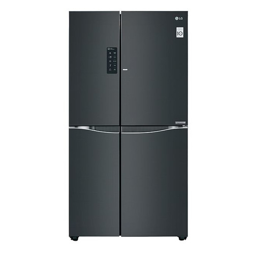 

Холодильник LG GC-M257UGBM, двухкамерный, черное стекло