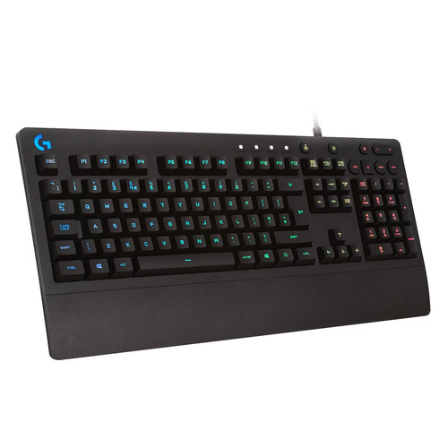 

Клавиатура Logitech G213 Prodigy RGB, USB, c подставкой для запястий, черный [920-008092], G213 Prodigy RGB