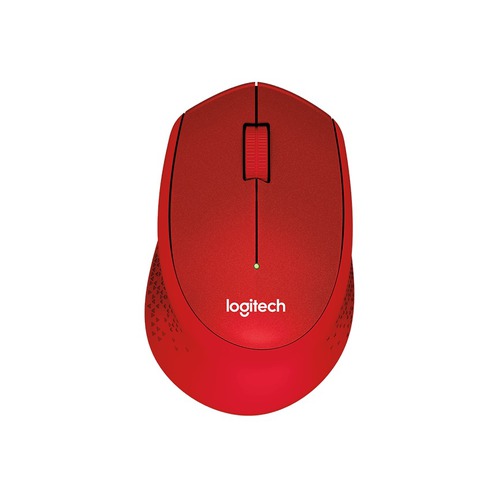 

Мышь LOGITECH M330 Silent Plus, оптическая, беспроводная, USB, красный [910-004911], M330 Silent Plus