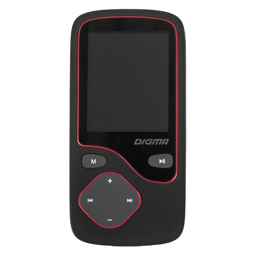 

MP3 плеер DIGMA Cyber 3L flash 4Гб черный/красный [cyb3lb]