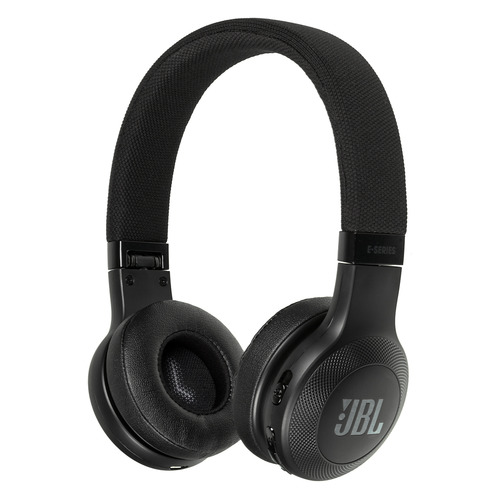 

Наушники с микрофоном JBL E45BT, 3.5 мм/Bluetooth, накладные, черный [jble45btblk]