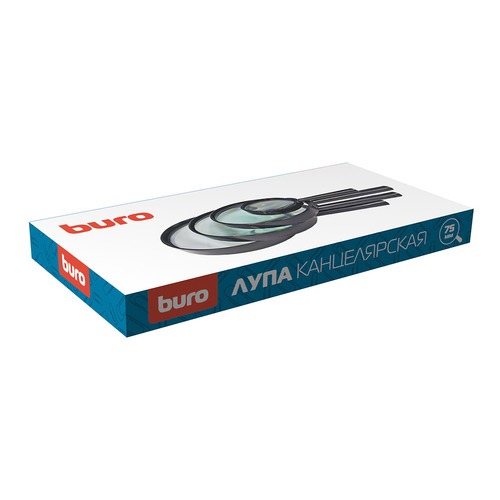 

Лупа Buro 201 d=75мм x3 черный коробка 10 шт./кор.