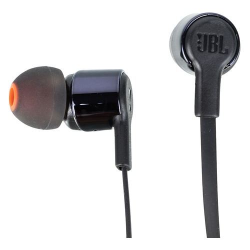 фото Наушники с микрофоном jbl t210, 3.5 мм, вкладыши, черный [jblt210blk]