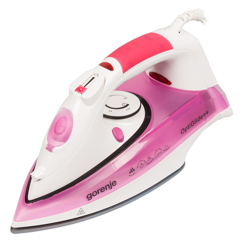 

Утюг GORENJE SIH2200PC, 2200Вт, розовый/ белый, Розовый и белый