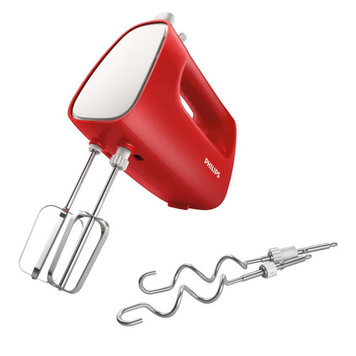 

Миксер PHILIPS HR1552/12, ручной, красный и белый