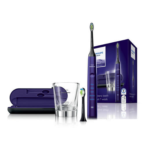 Электрическая зубная щетка PHILIPS Sonicare DiamondClean HX9372/04 сиреневый