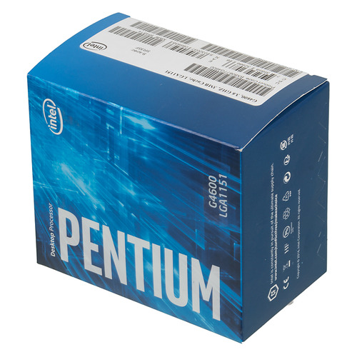 фото Процессор intel pentium dual-core g4600, lga 1151, box [bx80677g4600 s r35f]