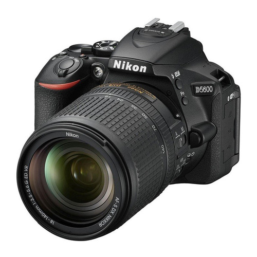 фото Зеркальный фотоаппарат nikon d5600 kit ( 18-140 vr af-s), черный