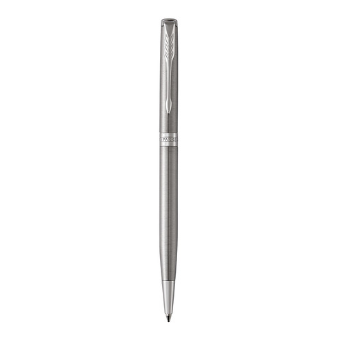 

Ручка шариковая Parker Sonnet Core K426 Slim (1931513) Stainless Steel CT M черные чернила подар.кор