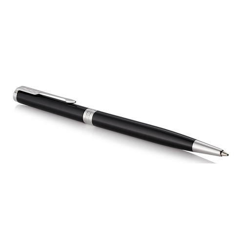 

Ручка шариковая Parker Sonnet Core K430 Slim (1931503) LaqBlack CT M черные чернила подар.кор.