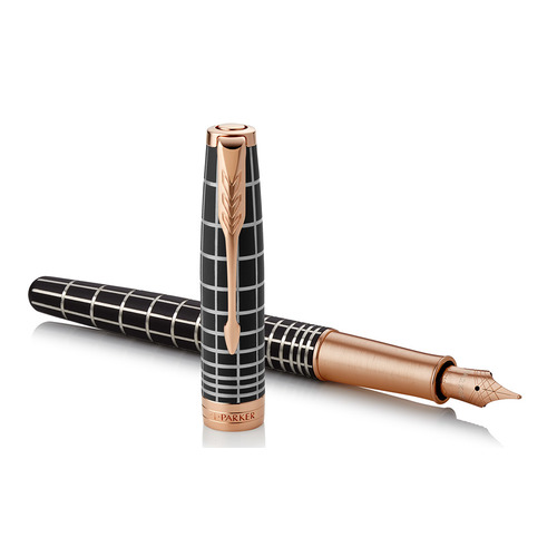

Ручка перьев. Parker Sonnet Premium F531 Masculine (1931480) Brown PGT F золото 18K подар.кор., F531 Masculine