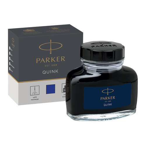 

Флакон с чернилами Parker Quink Ink Z13 (1950376) синие чернила 57мл для ручек перьевых, Quink Ink Z13