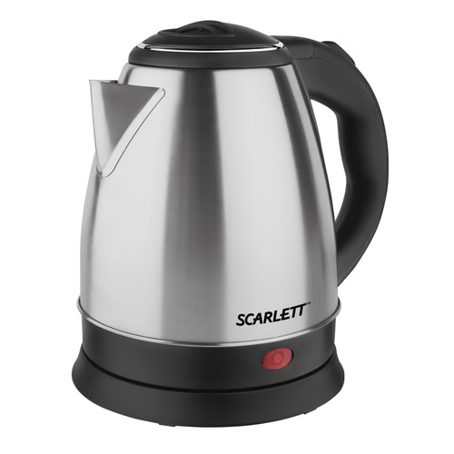 

Чайник электрический SCARLETT SC-EK21S40, 1500Вт, серебристый и черный