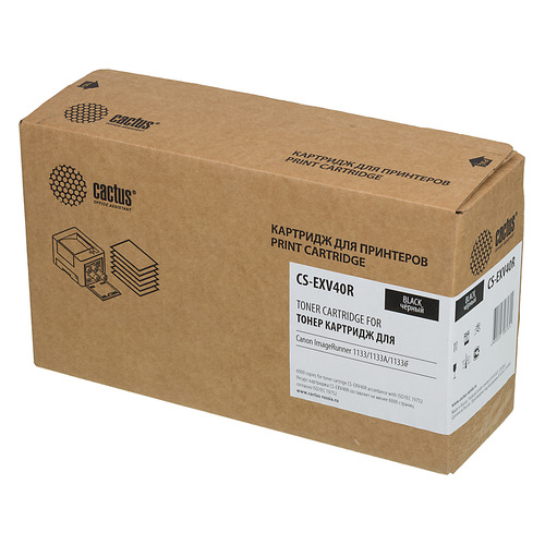 

Картридж Cactus CS-EXV40R, черный / CS-EXV40R, CS-EXV40R