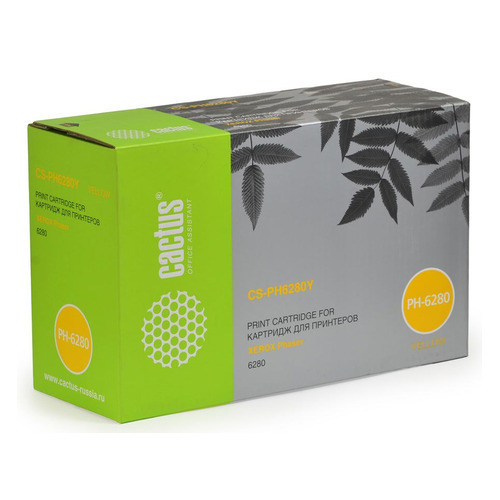 

Картридж Cactus CS-PH6280YR, 106R01402, желтый / CS-PH6280YR, CS-PH6280YR