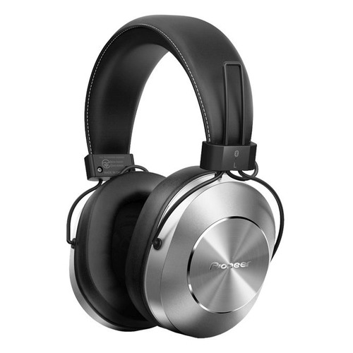 Наушники PIONEER SE-MS7BT-S, 3.5 мм/Bluetooth, мониторные, серебристый