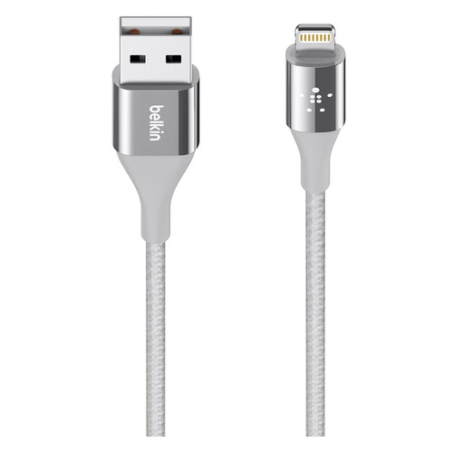 

Кабель BELKIN F8J207ds04-SLV, Lightning (m), USB A(m), 1.2м, серебристый