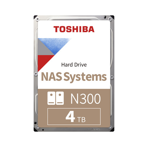 

Жесткий диск Toshiba N300 HDWQ140UZSVA, 4ТБ, HDD, SATA III, 3.5", BULK, HDWQ140UZSVA