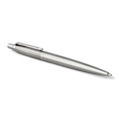 

Ручка шариковая Parker Jotter Premium K176 (1953197) Stainless Steel Diagonal CT M синие чернила под