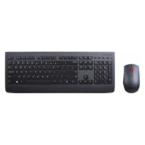 

Комплект (клавиатура+мышь) Lenovo Combo Professional, USB, беспроводной, черный [4x30h56821], Professional