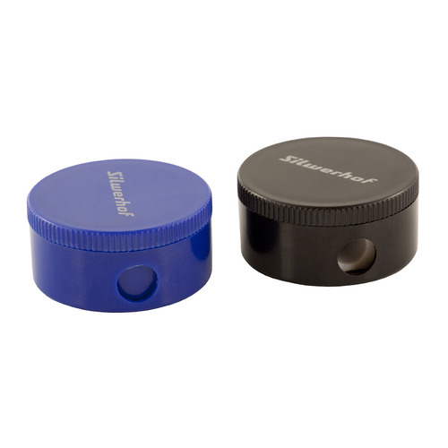 

Точилка для карандашей SILWERHOF 191080 ручная, черный 24 шт./кор., Черный и синий