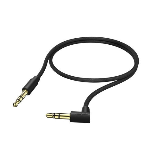 

Кабель аудио HAMA Jack 3.5 (m) - Jack 3.5 (m) (Г-образный), 0.5м, GOLD черный [00173871]