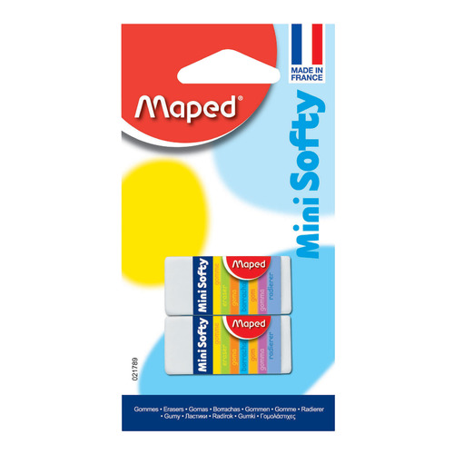 

Упаковка ластиков Maped SOFTY MINI, мягкий малый [21789] 30 шт./кор., SOFTY MINI