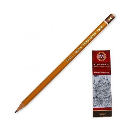 

Карандаш Koh-i-Noor 1500 15000HB01170RU, шестигранный 12 шт./кор., 1500
