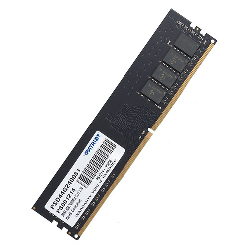 

Модуль памяти Patriot PSD44G240081 DDR4 - 4ГБ 2400, DIMM, Ret, PSD44G240081
