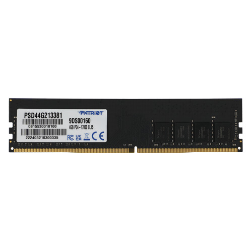 фото Модуль памяти patriot signature psd44g213381 ddr4 - 4гб 2133, dimm, ret