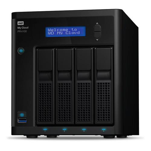 

Сетевое хранилище WD MY CLOUD PR4100 WDBKWB0080KBK-EEUE, 8ТБ, Черный, WDBKWB0080KBK-EEUE
