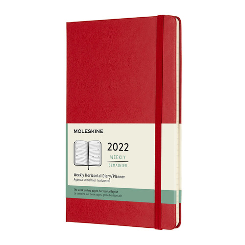 

Еженедельник Moleskine Classic WKLY, 144стр, Красный, WKLY