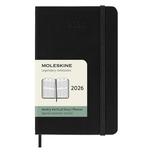 

Еженедельник Moleskine Classic WKLY VERTICAL, 144стр, Черный, WKLY VERTICAL