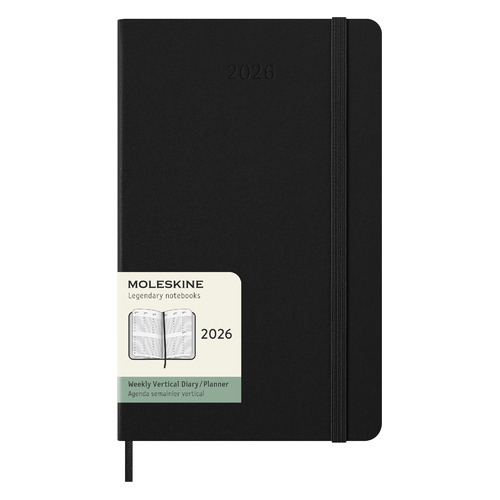 

Еженедельник Moleskine Classic WKLY VERTICAL, 144стр, Черный, WKLY VERTICAL