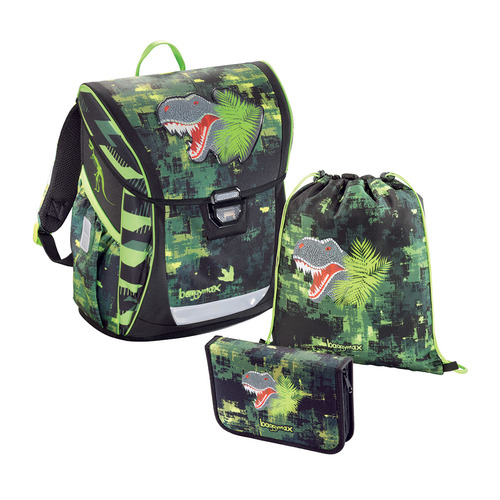 

Ранец Step By Step BaggyMax Fabby Green Dino 3 предмета, Fabby